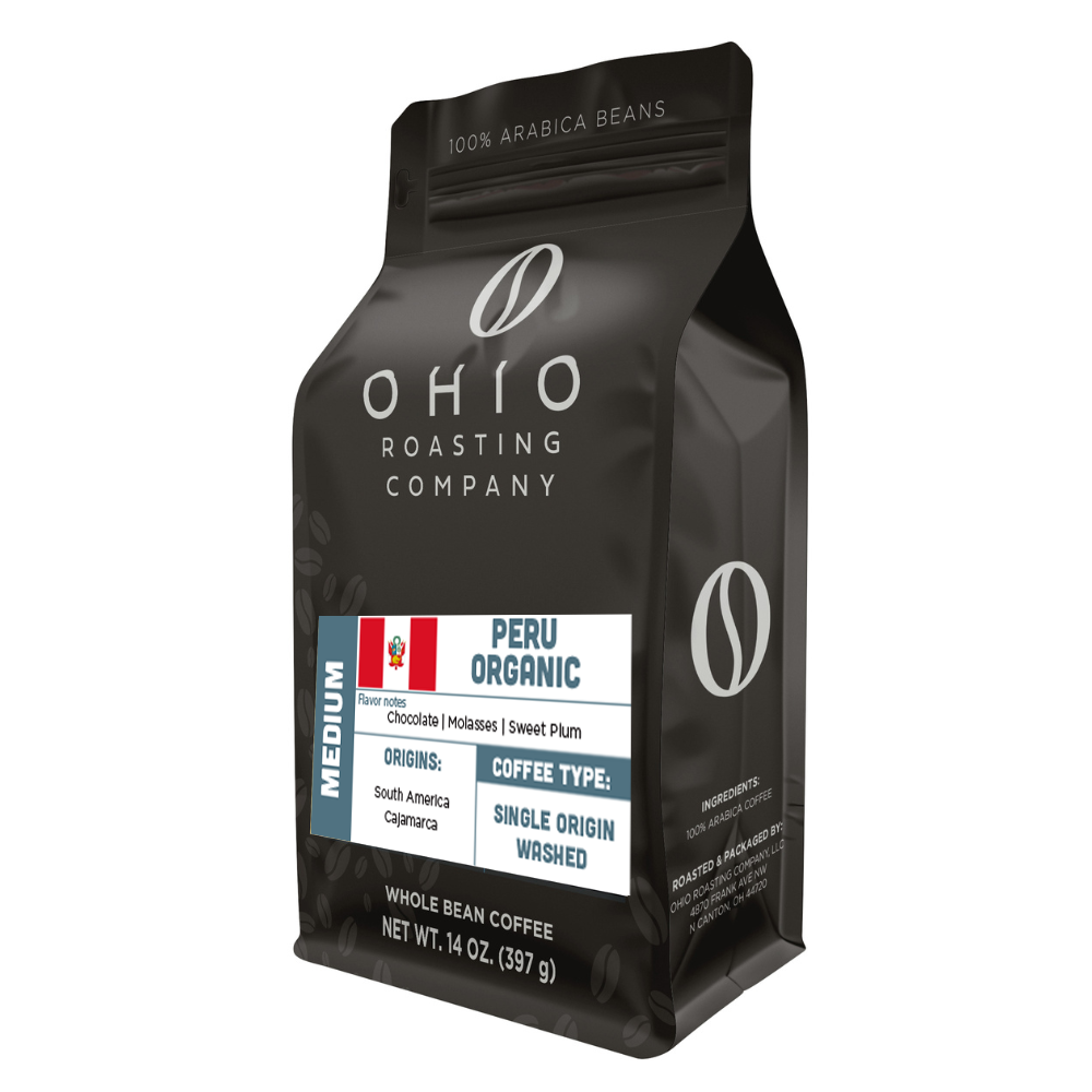 Organic Peru Medium Roast Coffee | Ohio Roasting Company